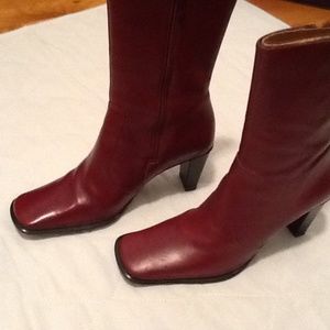 Nine West square toe ankle boot
